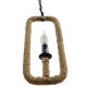 GLOBOSTAR® LINDELL 10001110 Vintage Κρεμαστό Φωτιστικό Οροφής με Ντουί 1 x E14 AC 220-240V IP20 - Μπεζ & Μαύρο - Μ18 x Π18 x Υ33cm GLOBOSTAR® LINDELL 10001110 Vintage Κρεμαστό Φωτιστικό Οροφής με Ντουί 1 x E14 AC 220-240V IP20 - Μπεζ & Μαύρο - Μ18 x Π18 x Υ33cm