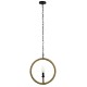 GLOBOSTAR® LINDELL 10001111 Vintage Κρεμαστό Φωτιστικό Οροφής με Ντουί 1 x E14 AC 220-240V IP20 - Μπεζ & Μαύρο - Μ37 x Π2.5 x Υ37cm GLOBOSTAR® LINDELL 10001111 Vintage Κρεμαστό Φωτιστικό Οροφής με Ντουί 1 x E14 AC 220-240V IP20 - Μπεζ & Μαύρο - Μ37 x Π2.5 x Υ37cm