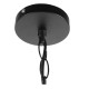 GLOBOSTAR® LINDELL 10001111 Vintage Κρεμαστό Φωτιστικό Οροφής με Ντουί 1 x E14 AC 220-240V IP20 - Μπεζ & Μαύρο - Μ37 x Π2.5 x Υ37cm GLOBOSTAR® LINDELL 10001111 Vintage Κρεμαστό Φωτιστικό Οροφής με Ντουί 1 x E14 AC 220-240V IP20 - Μπεζ & Μαύρο - Μ37 x Π2.5 x Υ37cm