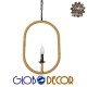 GLOBOSTAR® LINDELL 10001142 Vintage Κρεμαστό Φωτιστικό Οροφής με Ντουί 1 x E14 AC 220-240V IP20 - Μαύρο & Μπεζ - Μ35 x Π10 x Υ53cm GLOBOSTAR® LINDELL 10001142 Vintage Κρεμαστό Φωτιστικό Οροφής με Ντουί 1 x E14 AC 220-240V IP20 - Μαύρο & Μπεζ - Μ35 x Π10 x Υ53cm