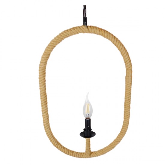 GLOBOSTAR® LINDELL 10001142 Vintage Κρεμαστό Φωτιστικό Οροφής με Ντουί 1 x E14 AC 220-240V IP20 - Μαύρο & Μπεζ - Μ35 x Π10 x Υ53cm GLOBOSTAR® LINDELL 10001142 Vintage Κρεμαστό Φωτιστικό Οροφής με Ντουί 1 x E14 AC 220-240V IP20 - Μαύρο & Μπεζ - Μ35 x Π10 x Υ53cm