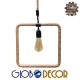 GLOBOSTAR® MALVERN 10001240 Vintage Κρεμαστό Φωτιστικό Οροφής με Ντουί 1 x E27 AC 220-240V IP20 - Μαύρο & Μπεζ - Μ33 x Π22 x Υ33cm GLOBOSTAR® MALVERN 10001240 Vintage Κρεμαστό Φωτιστικό Οροφής με Ντουί 1 x E27 AC 220-240V IP20 - Μαύρο & Μπεζ - Μ33 x Π22 x Υ33cm