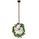 GLOBOSTAR® BRADLEY 10001329 Vintage Κρεμαστό Φωτιστικό Οροφής με Ντουί 1 x E27 AC 220-240V IP20 - Πολύχρωμο - Μ42 x Π42 x Υ42cm
