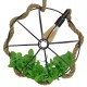 GLOBOSTAR® BRADLEY 10001329 Vintage Κρεμαστό Φωτιστικό Οροφής με Ντουί 1 x E27 AC 220-240V IP20 - Πολύχρωμο - Μ42 x Π42 x Υ42cm