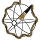 GLOBOSTAR® BRADLEY 10001329 Vintage Κρεμαστό Φωτιστικό Οροφής με Ντουί 1 x E27 AC 220-240V IP20 - Πολύχρωμο - Μ42 x Π42 x Υ42cm