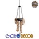 GLOBOSTAR® RUNNER 01115 Vintage Κρεμαστό Φωτιστικό Οροφής με Ντουί 6 x E27 AC 220-240V IP20 - Μαύρο & Μπεζ - Μ45 x Π45 x Υ60cm GLOBOSTAR® RUNNER 01115 Vintage Κρεμαστό Φωτιστικό Οροφής με Ντουί 6 x E27 AC 220-240V IP20 - Μαύρο & Μπεζ - Μ45 x Π45 x Υ60cm