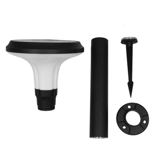 GLOBOSTAR® VEGGIE 12115 Φωτιστικό Κολωνάκι Κήπου LED 10W 500lm 120° με Ενσωματωμένο Φωτοβολταϊκό Panel 6V 2W & Επαναφορτιζόμενη Μπαταρία Li-ion 3.2V 6000mAh με Αισθητήρα Κίνησης-Ημέρας-Νύχτας Αδιάβροχο IP65 Ψυχρό Λευκό 6000K - Μαύρο - Μ26.5 x Π26.5 x GLOBOSTAR® VEGGIE 12115 Φωτιστικό Κολωνάκι Κήπου LED 10W 500lm 120° με Ενσωματωμένο Φωτοβολταϊκό Panel 6V 2W & Επαναφορτιζόμενη Μπαταρία Li-ion 3.2V 6000mAh με Αισθητήρα Κίνησης-Ημέρας-Νύχτας Αδιάβροχο IP65 Ψυχρό Λευκό 6000K - Μαύρο - Μ26.5 x Π26.5 x