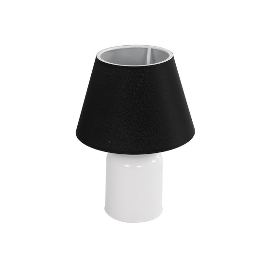 GLOBOSTAR® CIA 204-0081 Μοντέρνο Επιτραπέζιο Φωτιστικό Πορτατίφ με Ντουί 1 x E27 AC 220-240V IP20 - Λευκό & Μαύρο - Μ23 x Π23 x Υ31,5cm GLOBOSTAR® CIA 204-0081 Μοντέρνο Επιτραπέζιο Φωτιστικό Πορτατίφ με Ντουί 1 x E27 AC 220-240V IP20 - Λευκό & Μαύρο - Μ23 x Π23 x Υ31,5cm