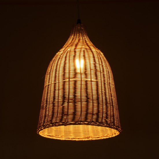 GLOBOSTAR® BAHAMAS 01202 Boho Κρεμαστό Φωτιστικό Οροφής με Ντουί 1 x E27 AC 220-240V IP20 - Μπεζ - Μ30 x Π30 x Υ40cm GLOBOSTAR® BAHAMAS 01202 Boho Κρεμαστό Φωτιστικό Οροφής με Ντουί 1 x E27 AC 220-240V IP20 - Μπεζ - Μ30 x Π30 x Υ40cm