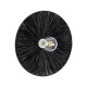 GLOBOSTAR® COLOMBO 02279 Boho Φωτιστικό Τοίχου - Απλίκα με Ντουί 1 x E27 AC 220-240V IP20 - Μαύρο - Μ40 x Π40 x Υ9cm GLOBOSTAR® COLOMBO 02279 Boho Φωτιστικό Τοίχου - Απλίκα με Ντουί 1 x E27 AC 220-240V IP20 - Μαύρο - Μ40 x Π40 x Υ9cm