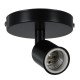 GLOBOSTAR® SARA 00843 Μοντέρνο Φωτιστικό Οροφής με Ντουί 1 x E27 AC 220-240V IP20 - Μαύρο - Μ10 x Π10 x Υ10.3cm GLOBOSTAR® SARA 00843 Μοντέρνο Φωτιστικό Οροφής με Ντουί 1 x E27 AC 220-240V IP20 - Μαύρο - Μ10 x Π10 x Υ10.3cm