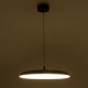GLOBOSTAR® BARON 61256 Μοντέρνο Κρεμαστό Φωτιστικό Οροφής LED 24W 2880lm 120° AC 220-240V IP20 Ρυθμιζόμενο Λευκό CCT με On/Off 2700K/4500K/6000K - Lumileds SMD Chip - Ροζ Χρυσό - Μ40 x Π40 x Υ10cm - 3 Χρόνια Εγγύηση