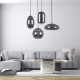 GLOBOSTAR® AXTON 00751 Μοντέρνο Κρεμαστό Φωτιστικό Οροφής LED 5W 500lm 180° AC 220-240V IP20 Θερμό Λευκό 2700K - Sanan SMD Chip - Μαύρο & Μαύρο Φιμέ - Μ30 x Π30 x Υ15cm - 2 Xρόνια Εγγύηση GLOBOSTAR® AXTON 00751 Μοντέρνο Κρεμαστό Φωτιστικό Οροφής LED 5W 500lm 180° AC 220-240V IP20 Θερμό Λευκό 2700K - Sanan SMD Chip - Μαύρο & Μαύρο Φιμέ - Μ30 x Π30 x Υ15cm - 2 Xρόνια Εγγύηση