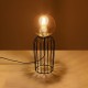 GLOBOSTAR® ZENITH 201-0094 Vintage Επιτραπέζιο Φωτιστικό Πορτατίφ με Ντουί 1 x E27 AC 220-240V IP20 - Μαύρο & Μελί - Μ15 x Π15 x Υ40cm GLOBOSTAR® ZENITH 201-0094 Vintage Επιτραπέζιο Φωτιστικό Πορτατίφ με Ντουί 1 x E27 AC 220-240V IP20 - Μαύρο & Μελί - Μ15 x Π15 x Υ40cm