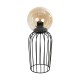 GLOBOSTAR® ZENITH 201-0094 Vintage Επιτραπέζιο Φωτιστικό Πορτατίφ με Ντουί 1 x E27 AC 220-240V IP20 - Μαύρο & Μελί - Μ15 x Π15 x Υ40cm GLOBOSTAR® ZENITH 201-0094 Vintage Επιτραπέζιο Φωτιστικό Πορτατίφ με Ντουί 1 x E27 AC 220-240V IP20 - Μαύρο & Μελί - Μ15 x Π15 x Υ40cm