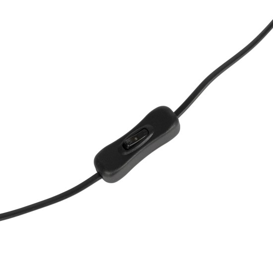 GLOBOSTAR® ZENITH 201-0094 Vintage Επιτραπέζιο Φωτιστικό Πορτατίφ με Ντουί 1 x E27 AC 220-240V IP20 - Μαύρο & Μελί - Μ15 x Π15 x Υ40cm GLOBOSTAR® ZENITH 201-0094 Vintage Επιτραπέζιο Φωτιστικό Πορτατίφ με Ντουί 1 x E27 AC 220-240V IP20 - Μαύρο & Μελί - Μ15 x Π15 x Υ40cm