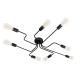 GLOBOSTAR® LIBERTA 00840 Μοντέρνο Φωτιστικό Οροφής με Ντουί 8 x E27 AC 220-240V IP20 - Μαύρο - Μ102 x Π72 x Υ10.5cm GLOBOSTAR® LIBERTA 00840 Μοντέρνο Φωτιστικό Οροφής με Ντουί 8 x E27 AC 220-240V IP20 - Μαύρο - Μ102 x Π72 x Υ10.5cm