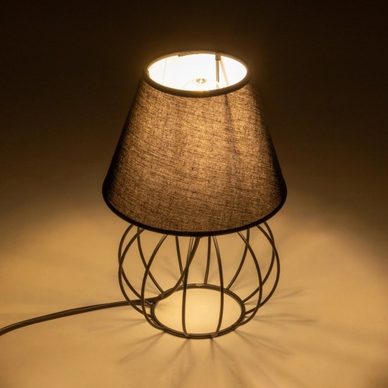 GLOBOSTAR® SHAPE 202-0057 Μοντέρνο Επιτραπέζιο Φωτιστικό Πορτατίφ με Ντουί 1 x E27 AC 220-240V IP20 - Μαύρο - Μ19 x Π19 x Υ28cm GLOBOSTAR® SHAPE 202-0057 Μοντέρνο Επιτραπέζιο Φωτιστικό Πορτατίφ με Ντουί 1 x E27 AC 220-240V IP20 - Μαύρο - Μ19 x Π19 x Υ28cm