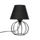 GLOBOSTAR® SHAPE 202-0057 Μοντέρνο Επιτραπέζιο Φωτιστικό Πορτατίφ με Ντουί 1 x E27 AC 220-240V IP20 - Μαύρο - Μ19 x Π19 x Υ28cm GLOBOSTAR® SHAPE 202-0057 Μοντέρνο Επιτραπέζιο Φωτιστικό Πορτατίφ με Ντουί 1 x E27 AC 220-240V IP20 - Μαύρο - Μ19 x Π19 x Υ28cm