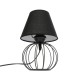 GLOBOSTAR® SHAPE 202-0057 Μοντέρνο Επιτραπέζιο Φωτιστικό Πορτατίφ με Ντουί 1 x E27 AC 220-240V IP20 - Μαύρο - Μ19 x Π19 x Υ28cm GLOBOSTAR® SHAPE 202-0057 Μοντέρνο Επιτραπέζιο Φωτιστικό Πορτατίφ με Ντουί 1 x E27 AC 220-240V IP20 - Μαύρο - Μ19 x Π19 x Υ28cm
