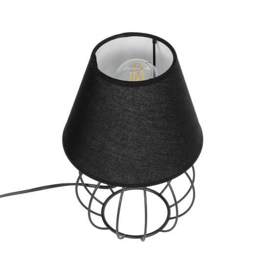 GLOBOSTAR® SHAPE 202-0057 Μοντέρνο Επιτραπέζιο Φωτιστικό Πορτατίφ με Ντουί 1 x E27 AC 220-240V IP20 - Μαύρο - Μ19 x Π19 x Υ28cm GLOBOSTAR® SHAPE 202-0057 Μοντέρνο Επιτραπέζιο Φωτιστικό Πορτατίφ με Ντουί 1 x E27 AC 220-240V IP20 - Μαύρο - Μ19 x Π19 x Υ28cm