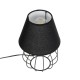 GLOBOSTAR® SHAPE 202-0057 Μοντέρνο Επιτραπέζιο Φωτιστικό Πορτατίφ με Ντουί 1 x E27 AC 220-240V IP20 - Μαύρο - Μ19 x Π19 x Υ28cm GLOBOSTAR® SHAPE 202-0057 Μοντέρνο Επιτραπέζιο Φωτιστικό Πορτατίφ με Ντουί 1 x E27 AC 220-240V IP20 - Μαύρο - Μ19 x Π19 x Υ28cm