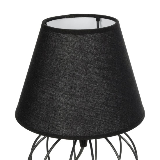 GLOBOSTAR® SHAPE 202-0057 Μοντέρνο Επιτραπέζιο Φωτιστικό Πορτατίφ με Ντουί 1 x E27 AC 220-240V IP20 - Μαύρο - Μ19 x Π19 x Υ28cm GLOBOSTAR® SHAPE 202-0057 Μοντέρνο Επιτραπέζιο Φωτιστικό Πορτατίφ με Ντουί 1 x E27 AC 220-240V IP20 - Μαύρο - Μ19 x Π19 x Υ28cm