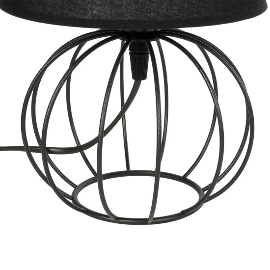 GLOBOSTAR® SHAPE 202-0057 Μοντέρνο Επιτραπέζιο Φωτιστικό Πορτατίφ με Ντουί 1 x E27 AC 220-240V IP20 - Μαύρο - Μ19 x Π19 x Υ28cm GLOBOSTAR® SHAPE 202-0057 Μοντέρνο Επιτραπέζιο Φωτιστικό Πορτατίφ με Ντουί 1 x E27 AC 220-240V IP20 - Μαύρο - Μ19 x Π19 x Υ28cm