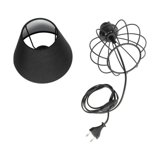 GLOBOSTAR® SHAPE 202-0057 Μοντέρνο Επιτραπέζιο Φωτιστικό Πορτατίφ με Ντουί 1 x E27 AC 220-240V IP20 - Μαύρο - Μ19 x Π19 x Υ28cm GLOBOSTAR® SHAPE 202-0057 Μοντέρνο Επιτραπέζιο Φωτιστικό Πορτατίφ με Ντουί 1 x E27 AC 220-240V IP20 - Μαύρο - Μ19 x Π19 x Υ28cm
