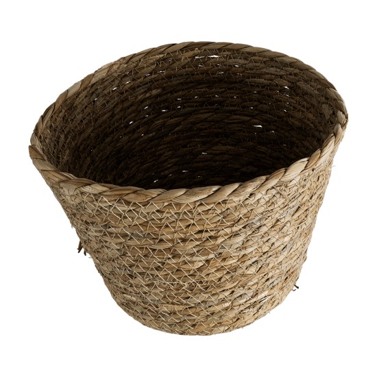 GloboStar® Artificial Garden PATMOS 20269 Διακοσμητικό Πλεκτό Καλάθι - Κασπώ Γλάστρα - Flower Pot Καφέ Φ20 x Υ15cm GloboStar® Artificial Garden PATMOS 20269 Διακοσμητικό Πλεκτό Καλάθι - Κασπώ Γλάστρα - Flower Pot Καφέ Φ20 x Υ15cm