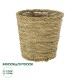 GloboStar® Artificial Garden THASSOS 20294 Διακοσμητικό Πλεκτό Καλάθι - Κασπώ Γλάστρα - Flower Pot Μπεζ με Καφέ Φ26cm x Υ24cm GloboStar® Artificial Garden THASSOS 20294 Διακοσμητικό Πλεκτό Καλάθι - Κασπώ Γλάστρα - Flower Pot Μπεζ με Καφέ Φ26cm x Υ24cm