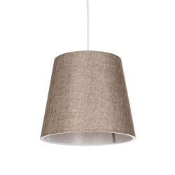 GLOBOSTAR® CONEY 203-0073 Μοντέρνο Κρεμαστό Φωτιστικό Οροφής με Ντουί 1 x E27 AC 220-240V IP20 - Καφέ - Μ26 x Π26 x Υ25cm