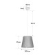 GLOBOSTAR® CONEY 203-0073 Μοντέρνο Κρεμαστό Φωτιστικό Οροφής με Ντουί 1 x E27 AC 220-240V IP20 - Καφέ - Μ26 x Π26 x Υ25cm GLOBOSTAR® CONEY 203-0073 Μοντέρνο Κρεμαστό Φωτιστικό Οροφής με Ντουί 1 x E27 AC 220-240V IP20 - Καφέ - Μ26 x Π26 x Υ25cm
