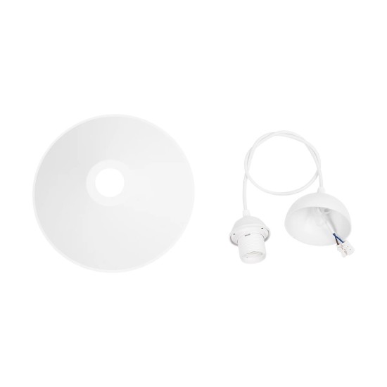 GLOBOSTAR® FONTE 203-0081 Μοντέρνο Κρεμαστό Φωτιστικό Οροφής με Ντουί 1 x E27 AC 220-240V IP20 - Λευκό - Μ25.5 x Π25.5 x Υ10cm GLOBOSTAR® FONTE 203-0081 Μοντέρνο Κρεμαστό Φωτιστικό Οροφής με Ντουί 1 x E27 AC 220-240V IP20 - Λευκό - Μ25.5 x Π25.5 x Υ10cm