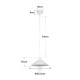 GLOBOSTAR® FONTE 203-0081 Μοντέρνο Κρεμαστό Φωτιστικό Οροφής με Ντουί 1 x E27 AC 220-240V IP20 - Λευκό - Μ25.5 x Π25.5 x Υ10cm GLOBOSTAR® FONTE 203-0081 Μοντέρνο Κρεμαστό Φωτιστικό Οροφής με Ντουί 1 x E27 AC 220-240V IP20 - Λευκό - Μ25.5 x Π25.5 x Υ10cm