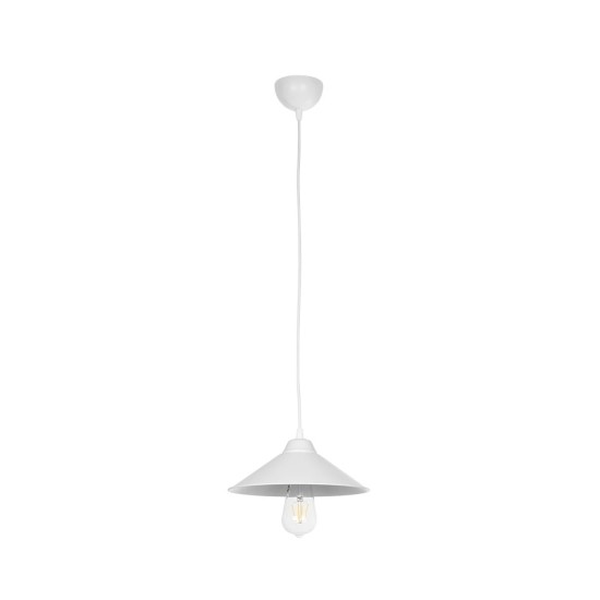 GLOBOSTAR® FONTE 203-0081 Μοντέρνο Κρεμαστό Φωτιστικό Οροφής με Ντουί 1 x E27 AC 220-240V IP20 - Λευκό - Μ25.5 x Π25.5 x Υ10cm GLOBOSTAR® FONTE 203-0081 Μοντέρνο Κρεμαστό Φωτιστικό Οροφής με Ντουί 1 x E27 AC 220-240V IP20 - Λευκό - Μ25.5 x Π25.5 x Υ10cm