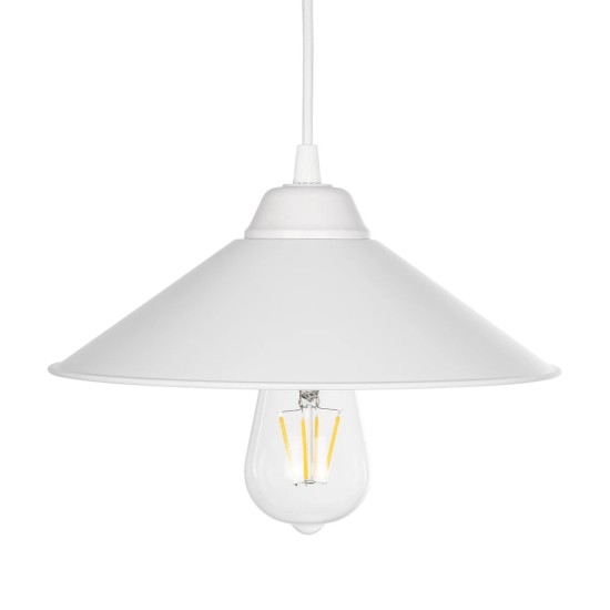 GLOBOSTAR® FONTE 203-0081 Μοντέρνο Κρεμαστό Φωτιστικό Οροφής με Ντουί 1 x E27 AC 220-240V IP20 - Λευκό - Μ25.5 x Π25.5 x Υ10cm GLOBOSTAR® FONTE 203-0081 Μοντέρνο Κρεμαστό Φωτιστικό Οροφής με Ντουί 1 x E27 AC 220-240V IP20 - Λευκό - Μ25.5 x Π25.5 x Υ10cm