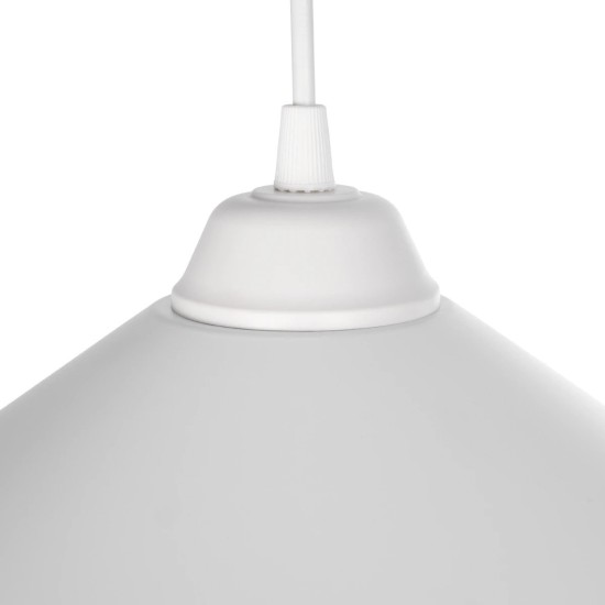 GLOBOSTAR® FONTE 203-0081 Μοντέρνο Κρεμαστό Φωτιστικό Οροφής με Ντουί 1 x E27 AC 220-240V IP20 - Λευκό - Μ25.5 x Π25.5 x Υ10cm GLOBOSTAR® FONTE 203-0081 Μοντέρνο Κρεμαστό Φωτιστικό Οροφής με Ντουί 1 x E27 AC 220-240V IP20 - Λευκό - Μ25.5 x Π25.5 x Υ10cm