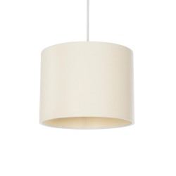 GLOBOSTAR® BLAZE 203-0106 Μοντέρνο Κρεμαστό Φωτιστικό Οροφής με Ντουί 1 x E27 AC 220-240V IP20 - Μπεζ - Μ22 x Π22 x Υ20cm