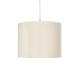GLOBOSTAR® BLAZE 203-0106 Μοντέρνο Κρεμαστό Φωτιστικό Οροφής με Ντουί 1 x E27 AC 220-240V IP20 - Μπεζ - Μ22 x Π22 x Υ20cm