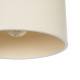 GLOBOSTAR® BLAZE 203-0106 Μοντέρνο Κρεμαστό Φωτιστικό Οροφής με Ντουί 1 x E27 AC 220-240V IP20 - Μπεζ - Μ22 x Π22 x Υ20cm