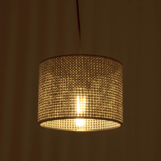 GLOBOSTAR® CLAIRIE 203-0133 Μοντέρνο Κρεμαστό Φωτιστικό Οροφής με Ντουί 1 x E27 AC 220-240V IP20 - Μαύρο & Λευκό - Μ22 x Π22 x Υ18cm GLOBOSTAR® CLAIRIE 203-0133 Μοντέρνο Κρεμαστό Φωτιστικό Οροφής με Ντουί 1 x E27 AC 220-240V IP20 - Μαύρο & Λευκό - Μ22 x Π22 x Υ18cm