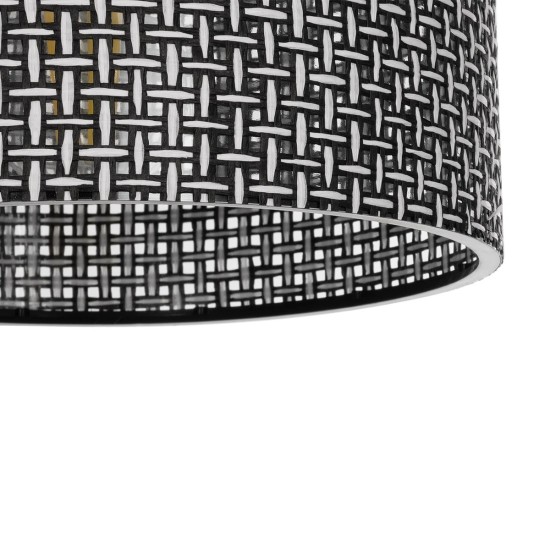 GLOBOSTAR® CLAIRIE 203-0133 Μοντέρνο Κρεμαστό Φωτιστικό Οροφής με Ντουί 1 x E27 AC 220-240V IP20 - Μαύρο & Λευκό - Μ22 x Π22 x Υ18cm GLOBOSTAR® CLAIRIE 203-0133 Μοντέρνο Κρεμαστό Φωτιστικό Οροφής με Ντουί 1 x E27 AC 220-240V IP20 - Μαύρο & Λευκό - Μ22 x Π22 x Υ18cm