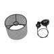 GLOBOSTAR® CLAIRIE 203-0133 Μοντέρνο Κρεμαστό Φωτιστικό Οροφής με Ντουί 1 x E27 AC 220-240V IP20 - Μαύρο & Λευκό - Μ22 x Π22 x Υ18cm GLOBOSTAR® CLAIRIE 203-0133 Μοντέρνο Κρεμαστό Φωτιστικό Οροφής με Ντουί 1 x E27 AC 220-240V IP20 - Μαύρο & Λευκό - Μ22 x Π22 x Υ18cm
