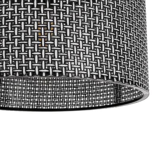 GLOBOSTAR® CLAIRIE 203-0136 Μοντέρνο Κρεμαστό Φωτιστικό Οροφής με Ντουί 1 x E27 AC 220-240V IP20 - Μαύρο & Λευκό - Μ30 x Π30 x Υ22cm GLOBOSTAR® CLAIRIE 203-0136 Μοντέρνο Κρεμαστό Φωτιστικό Οροφής με Ντουί 1 x E27 AC 220-240V IP20 - Μαύρο & Λευκό - Μ30 x Π30 x Υ22cm