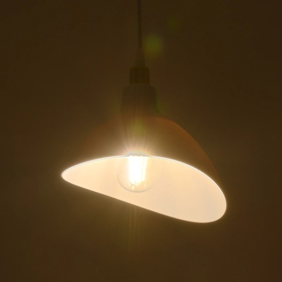 GLOBOSTAR® RIVE 203-0141 Μοντέρνο Κρεμαστό Φωτιστικό Οροφής με Ντουί 1 x E27 AC 220-240V IP20 - Λευκό & Χρυσό - Μ22 x Π20 x Υ22cm GLOBOSTAR® RIVE 203-0141 Μοντέρνο Κρεμαστό Φωτιστικό Οροφής με Ντουί 1 x E27 AC 220-240V IP20 - Λευκό & Χρυσό - Μ22 x Π20 x Υ22cm