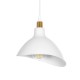 GLOBOSTAR® RIVE 203-0141 Μοντέρνο Κρεμαστό Φωτιστικό Οροφής με Ντουί 1 x E27 AC 220-240V IP20 - Λευκό & Χρυσό - Μ22 x Π20 x Υ22cm GLOBOSTAR® RIVE 203-0141 Μοντέρνο Κρεμαστό Φωτιστικό Οροφής με Ντουί 1 x E27 AC 220-240V IP20 - Λευκό & Χρυσό - Μ22 x Π20 x Υ22cm