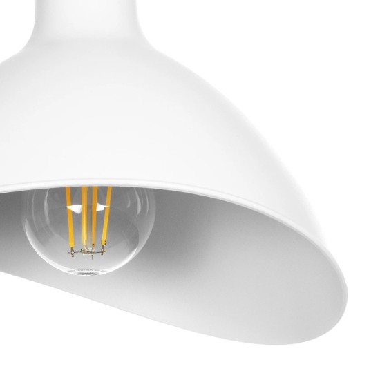 GLOBOSTAR® RIVE 203-0141 Μοντέρνο Κρεμαστό Φωτιστικό Οροφής με Ντουί 1 x E27 AC 220-240V IP20 - Λευκό & Χρυσό - Μ22 x Π20 x Υ22cm GLOBOSTAR® RIVE 203-0141 Μοντέρνο Κρεμαστό Φωτιστικό Οροφής με Ντουί 1 x E27 AC 220-240V IP20 - Λευκό & Χρυσό - Μ22 x Π20 x Υ22cm