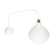 GLOBOSTAR® RIVE 203-0141 Μοντέρνο Κρεμαστό Φωτιστικό Οροφής με Ντουί 1 x E27 AC 220-240V IP20 - Λευκό & Χρυσό - Μ22 x Π20 x Υ22cm GLOBOSTAR® RIVE 203-0141 Μοντέρνο Κρεμαστό Φωτιστικό Οροφής με Ντουί 1 x E27 AC 220-240V IP20 - Λευκό & Χρυσό - Μ22 x Π20 x Υ22cm