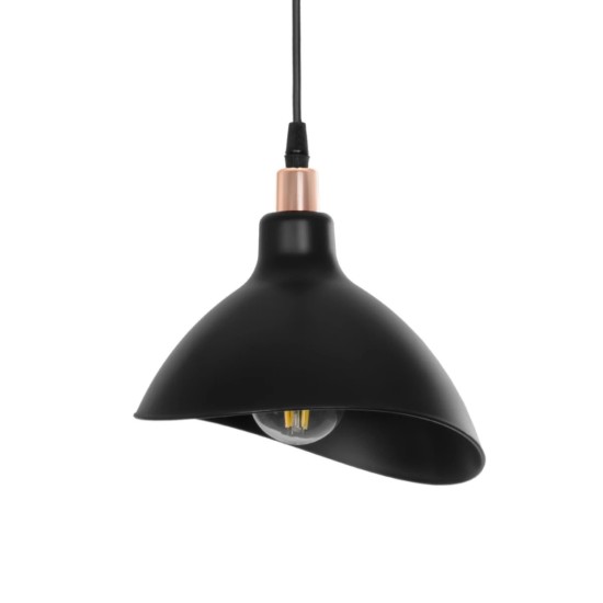 GLOBOSTAR® RIVE 203-0143 Μοντέρνο Κρεμαστό Φωτιστικό Οροφής με Ντουί 1 x E27 AC 220-240V IP20 - Μάυρο & Χαλκινο - Μ22 x Π20 x Υ22cm GLOBOSTAR® RIVE 203-0143 Μοντέρνο Κρεμαστό Φωτιστικό Οροφής με Ντουί 1 x E27 AC 220-240V IP20 - Μάυρο & Χαλκινο - Μ22 x Π20 x Υ22cm